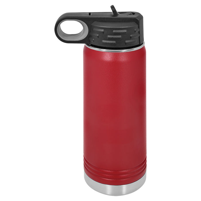 20 oz Stainless Steel Powder Coated Blank Insulated Sport Water Bottle —  Bulk Tumblers