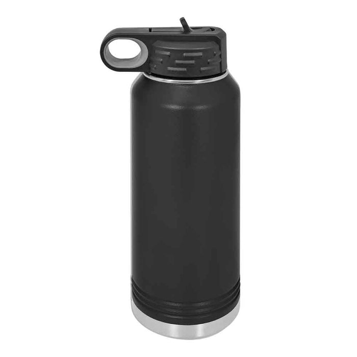 Case of 12 - 32 oz Stainless Steel Powder Coated Blank Insulated Sport Water Bottle Polar Camel