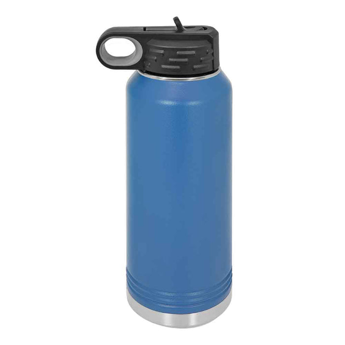 12 Pack Plastic Water Bottles 24 Oz Blue Clear Water Bottles Bulk Reusable  Sport