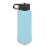 Caja de 12 - Botella de agua deportiva aislada en blanco con recubrimiento de polvo de acero inoxidable de 32 oz Polar Camel