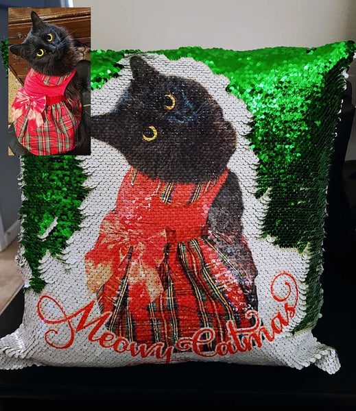 Sublimation Mermaid Sequin Sequin Sublimation Pillow Mermaid Toy Pillow  Cover Decorative Cushion Cover Reversible Sequin Pillowcase Home Decor  40*40CM From Weaving_web, $2.67