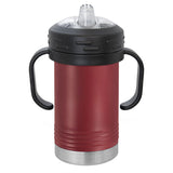 10 oz Stainless Steel Insulated Training Sippy Cup Tumblers with Removable Handles