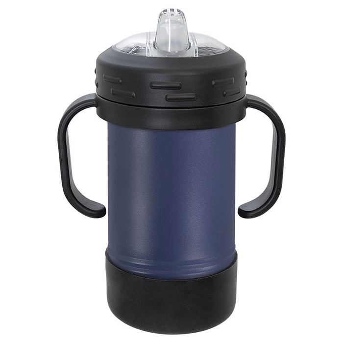 Adult Sippy Cup - Black Ceramic tumbler travel mug