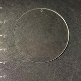 Una pieza - Forma en blanco de acrílico de círculo redondo - Tamaño de 1" a 5"