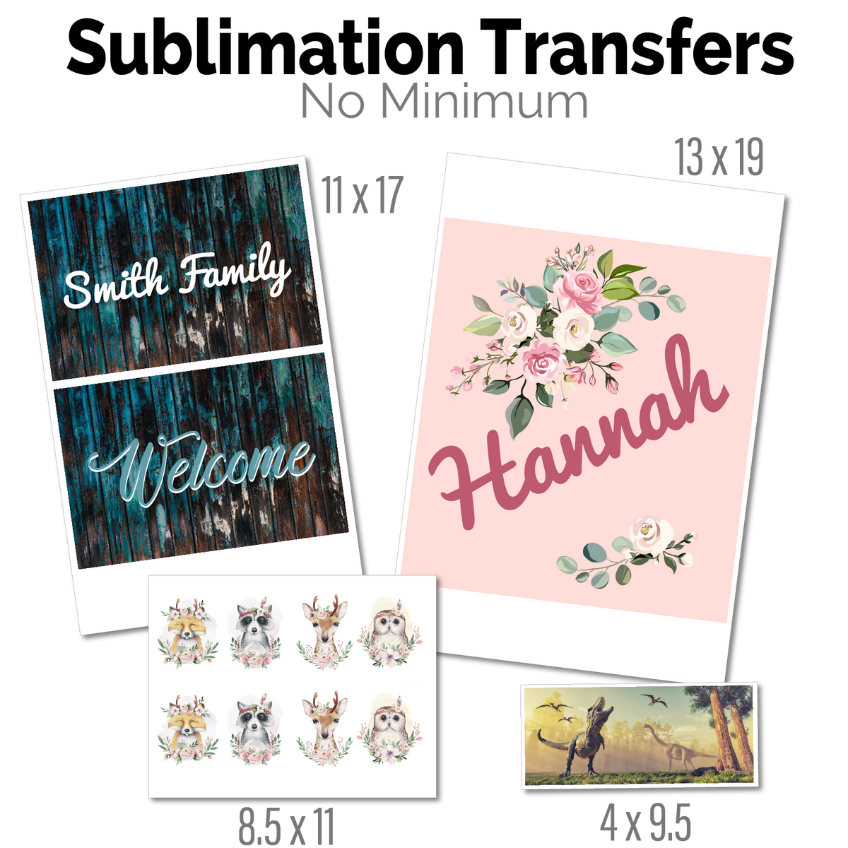 Custom heat hotsell transfers no minimum