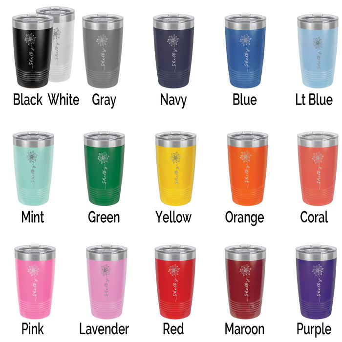 Grandpa/Daddy & Me Set Personalized Lucky Fishing Tumbler - Vacuum Insulated Stainless Steel