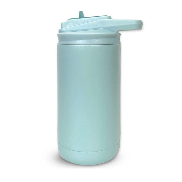 12 oz kids sport water bottle flip lid and straw - matte seaglass mint