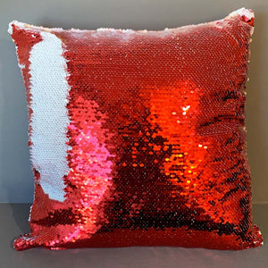 Flip Sequin Mermaid Pillow Cover Cases, for 16" Pillow Inserts, Sublimation Ready, Blank or Custom Printed with Your Design